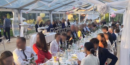 Hochzeit - Trauung im Freien - Sachsen-Anhalt Süd - Transparentes Eventzelt am Wolfstein im Harz