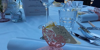 Hochzeit - Geeignet für: Vernissage oder Empfang - Kärnten - Gedeckter Tisch - Hotel Parks Velden