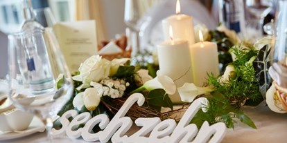Hochzeit - Geeignet für: Private Feier (Taufe, Erstkommunion,...) - Lennestadt - stimmungsvolle Dekoration  - Golf Café Restaurant