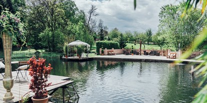 Hochzeit - interne Bewirtung - Teichanlage - Winzerhotel Weingut Kolleritsch
