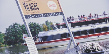 Hochzeit - Umgebung: am See - Österreich - Feiern Sie Ihre Hochzeit im Restaurant Vabene direkt an der Donau in Wien. - Donau Restaurant - Vabene