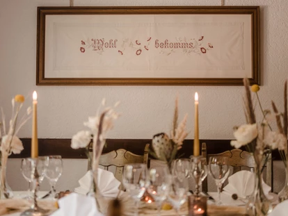 Wedding - Geeignet für: Firmenweihnachtsfeier - Germany - Hochzeitstisch - Brackstedter Mühle - Hotel & Restaurant