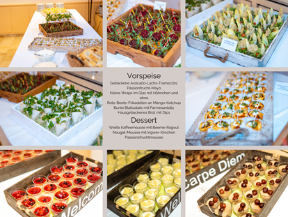 Hochzeit - Wickeltisch - Eine kleine Auswahl vom Vorspeisen - & Dessertbuffet - THIES42