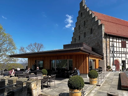 Hochzeit - Geeignet für: Geburtstagsfeier - Ebensfeld - Panorama-Terrasse im Burghof - VESTE HELDBURG 