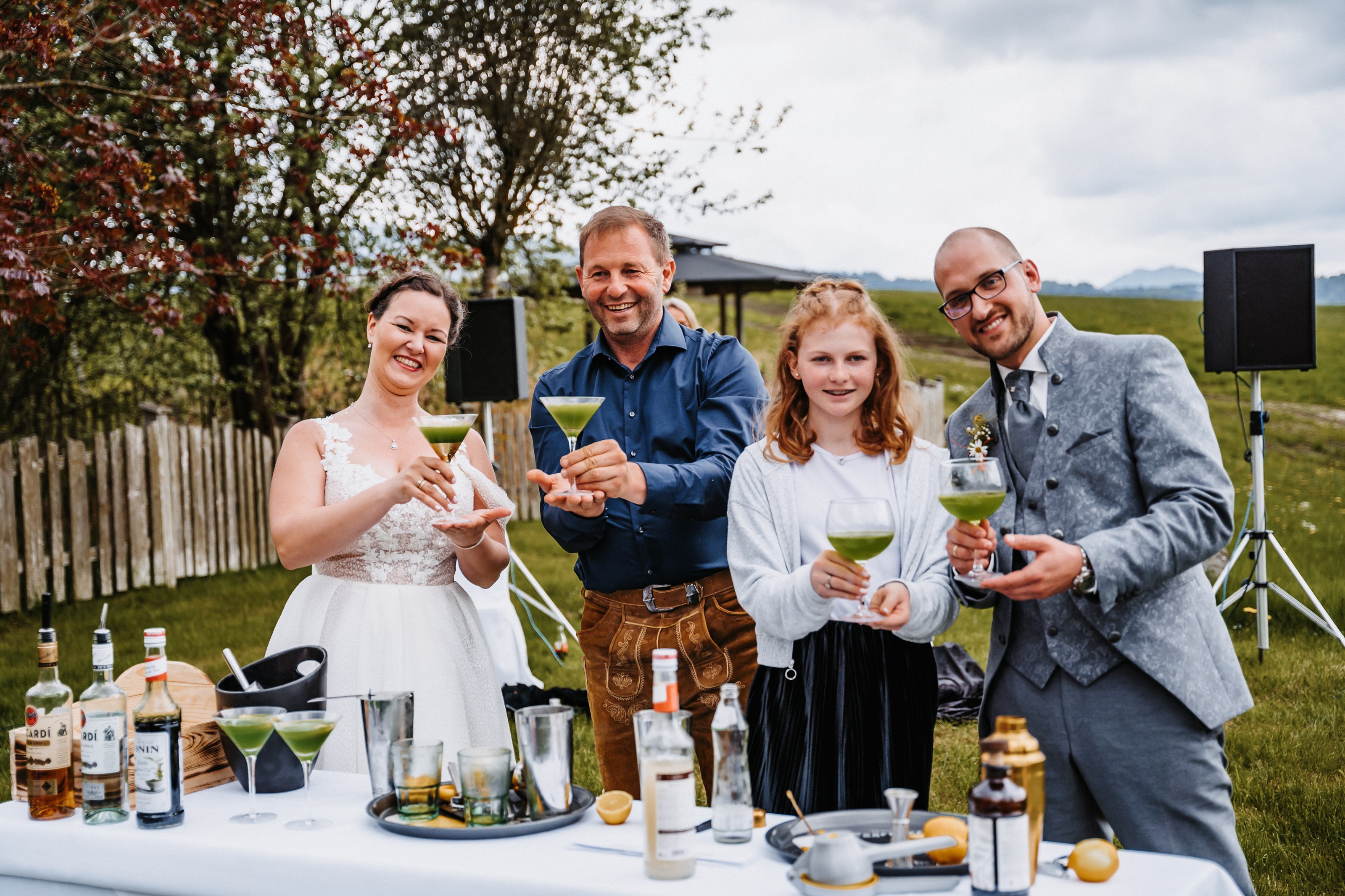Location per matrimoni - Am Feldbauernhof könnt ihr euren eigenen Hochzeitscocktail mit dem Cocktailmeister persönlich mixen. - Feldbauernhof
