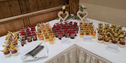 Mariage - Hochzeits-Stil: Boho - Niederthai - Milser Stadl, Dessert-Buffet - Trofana Tyrol