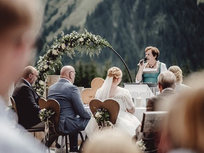Hochzeit - Geeignet für: Private Feier (Taufe, Erstkommunion,...) - Hopferau - Berghochzeit beim VIEW in 6622 Berwang. - Das View - the Pop-Up
