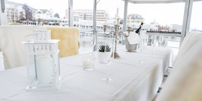 Hochzeit - Gradenegg (Moosburg) - Hochzeit am Glasboot direkt am Wörthersee  - Werzers Hotel Resort Pörtschach
