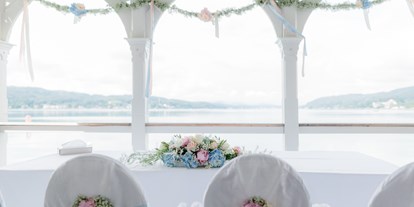 Hochzeit - Art der Location: Hotel - Balkon über den See für standesamtliche Trauung  - Werzers Hotel Resort Pörtschach