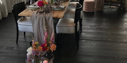 Bruiloft - nächstes Hotel - Lermoos - so könnte Ihre Hochzeitstafel aussehen, Restaurant Veranda - Jagdschloss-Resort Kühtai