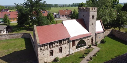 Wedding - barrierefreie Location - Thuringia - Kapelle von Oben - Klostergut Mönchpfiffel