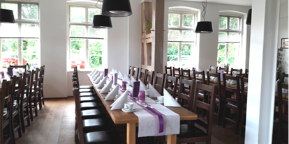 Hochzeit - Art der Location: Restaurant - Kogel (Mecklenburgische Seenplatte) - Tafeln - Bolter Mühle