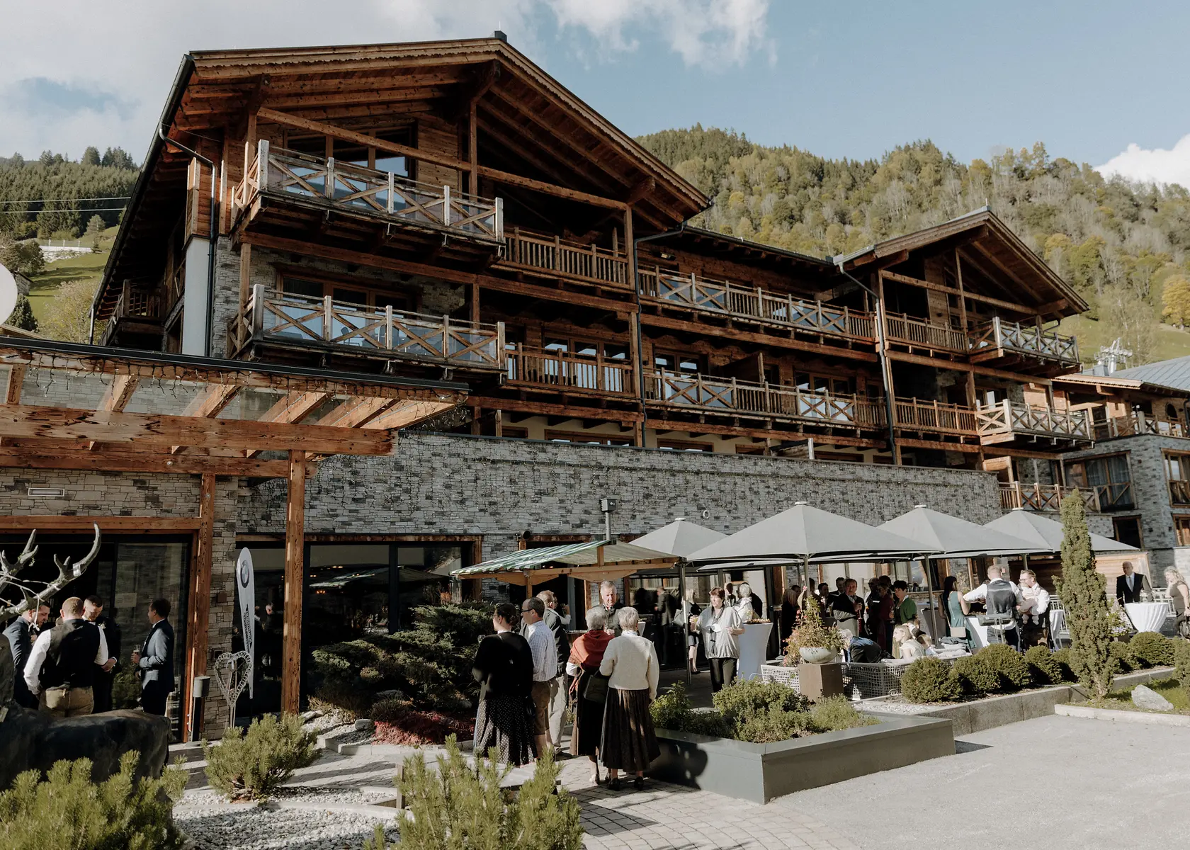 Hochzeit: Gartenhochzeit im Wildkogel Resort in Bramberg. - Wildkogel Resorts