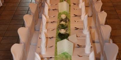 Hochzeit - Geeignet für: Eventlocation - Kirchberg (Neukirchen am Walde, Natternbach) - Tisch für 30 Personen Hochzeit 27.06.2015 - Gasthof Wösner