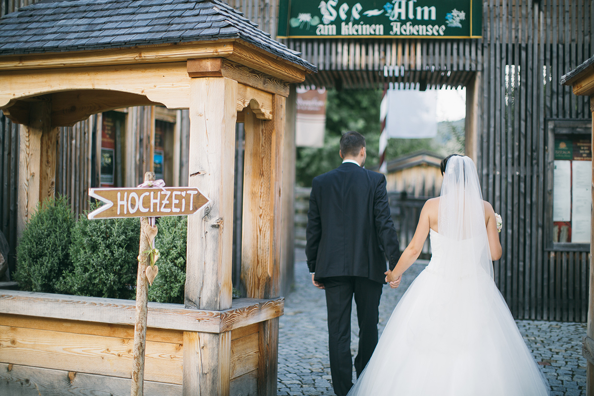 Hochzeit: Heiraten auf der Seealm in Tirol.
Foto © formafoto.net - Seealm am kleinen Achensee