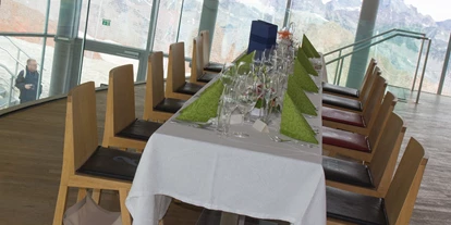 Hochzeit - interne Bewirtung - Niederthai - Heiraten im Cáfe 3.440 in Tirol.
Foto © Pitztaler Gletscherbahn - Café 3.440
