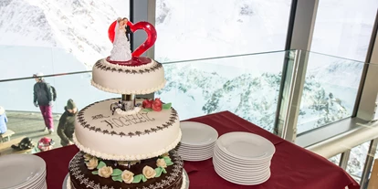 Mariage - Geeignet für: Geburtstagsfeier - Längenfeld - Heiraten im Cáfe 3.440 in Tirol.
Foto © Pitztaler Gletscherbahn - Café 3.440