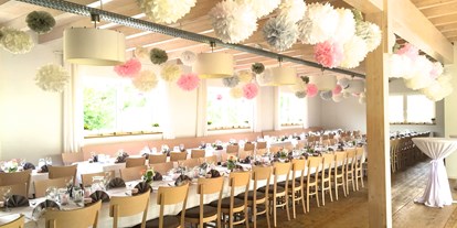 Hochzeit - Mühlacker - Der große Festsaal des Bischoff's Landrestaurant bietet Platz für 75 bis 120 Hochzeitsgäste. - Bischoff's Landrestaurant