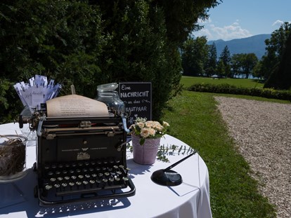 Hochzeit - Umgebung: am See - ...Dekoidee II - Villa Toscana/Toscana Congress Gmunden