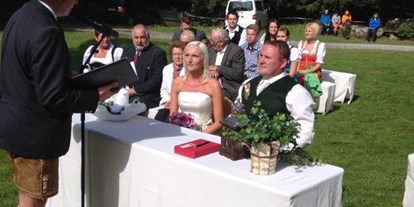 Hochzeit - Trauung im Freien - Sulzbach (Bad Ischl) - Heiraten auf der Unterhofalm in Filzmoos. - Unterhofalm
