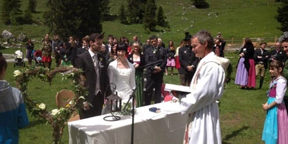 Hochzeit - Trauung im Freien - Löbenau - Heiraten auf der Unterhofalm in Filzmoos. - Unterhofalm