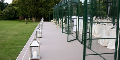 Hochzeit - Art der Location: Wintergarten - PBI Event Architecture - mobile Orangerie (Zelte und Temporäre Bauten)