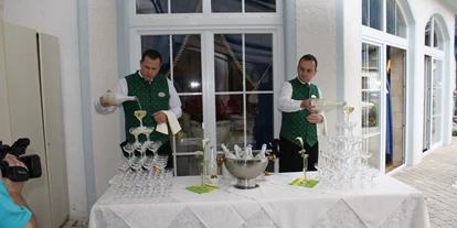 Hochzeit - Trauung im Freien - Löbenau - Sektempfang auf der Terrasse oder im Garten! - Schlosshotel Lacknerhof****S Flachau
