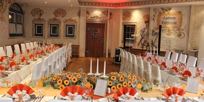 Hochzeit - Hochzeitsessen: mehrgängiges Hochzeitsmenü - Hallmoos - Rittersaal mit Platz bis zu 60 Personen - Schlosshotel Lacknerhof****S Flachau