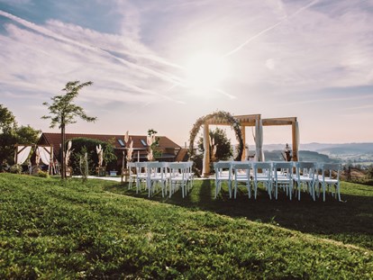 Hochzeit - Trauung im Freien - Süd & West Steiermark - Credit: Alexander Winkler, Obstbau Haas  - Hochzeiten am Obstweingut Haas