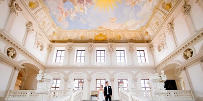 Hochzeit - Art der Location: Wintergarten - Schwadorf (St. Pölten) - Festtreppe. - Benediktinerstift Göttweig