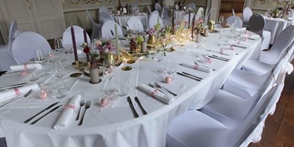 Hochzeit - Hochzeits-Stil: Traditionell - Bezirk Bruck-Mürzzuschlag - Tafel Pernegger Salon  - Schloss Pernegg