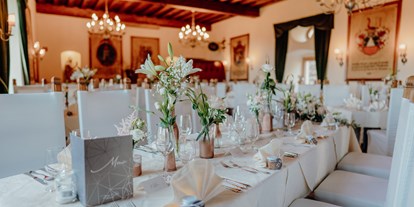 Hochzeit - Art der Location: Restaurant - Krottendorf an der Laßnitz - Der große Rittersaal der Burg Deutschlandsberg. - Burg Deutschlandsberg