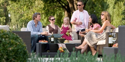 Hochzeit - Klimaanlage - Fertörákos - Gemütlicher Lavendel Steingarten für Ihren Aperitif - Birkenhof Restaurant & Landhotel ****