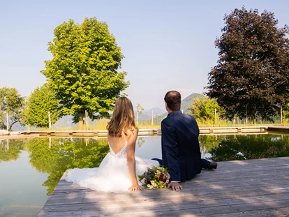 Hochzeit - Hochzeitsessen: mehrgängiges Hochzeitsmenü - Laudachtal - unsere Teichanlage für Fotoshootings - Rieglergut