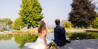 Hochzeit - externes Catering - Roßleithen - unsere Teichanlage für Fotoshootings - Rieglergut
