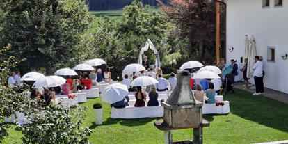 Hochzeit - Hochzeitsessen: mehrgängiges Hochzeitsmenü - Trentino-Südtirol - Freie Hochzeit im Garten - Stadl/Hotel/Restaurant Alte Goste