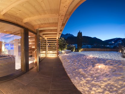 Hochzeit - Preisniveau: exklusiv - Trentino-Südtirol - Saunagarten - Stadl/Hotel/Restaurant Alte Goste
