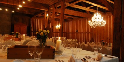 Hochzeit - Trauung im Freien - Bruneck - Stadl/Fienile - Stadl/Hotel/Restaurant Alte Goste