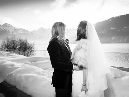 Bruiloft - Umgebung: in einer Stadt - Oostenrijk - Hochzeit im Winter am Zeller See - Seehotel Bellevue****s