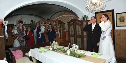 Hochzeit - Geeignet für: Seminare und Meetings - Flintsbach - Ein Prost auf die Ehe - Bergpension Maroldhof
