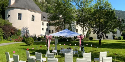 Wedding - Parkplatz: kostenlos - Mariazell - Standesamtliche Trauung im Schlosspark - Schloss Thörl