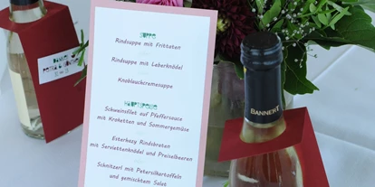 Nozze - externes Catering - Röschitz - Weingut BANNERT