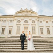 Hochzeit: Heiraten im Schloss Halbturn im Burgenland.
Foto © stillandmotionpictures.com - Schloss Halbturn - Restaurant Knappenstöckl