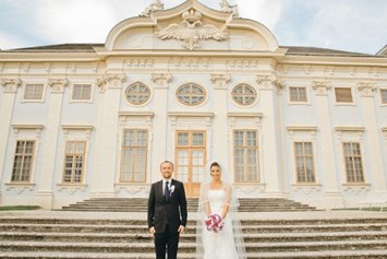 Hochzeit: Heiraten im Schloss Halbturn im Burgenland.
Foto © stillandmotionpictures.com - Schloss Halbturn - Restaurant Knappenstöckl