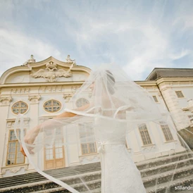 Hochzeit: Feiern Sie Ihre Hochzeit im Barockjuwel Schloss Halbturn im Burgenland.
Foto © stillandmotionpictures.com - Schloss Halbturn - Restaurant Knappenstöckl