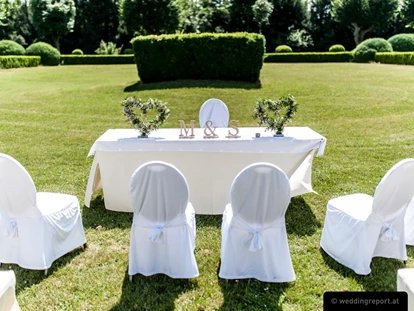Hochzeit - Pamhagen - Feiern Sie Ihre Hochzeit im Schloss Halbturn im Burgenland.
Foto © weddingreport.at - Schloss Halbturn - Restaurant Knappenstöckl