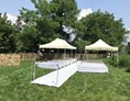 Hochzeit: freie Trauungen im Kräutergarten der Burg - Heiraten auf Schloss Horneck / Eventscheune 