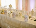 Hochzeit: elegante Dekoration mit viel Liebe vorbereitet - Hotel Pension Melcher