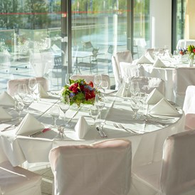 Hochzeit: Wintergarten im CCV-Restaurant - voco Villach
