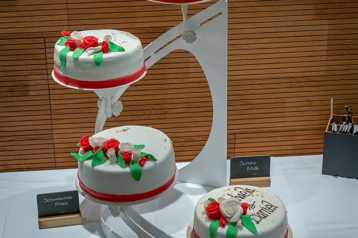 Hochzeitslocation: Hochzeitstorte - ABP Burgers